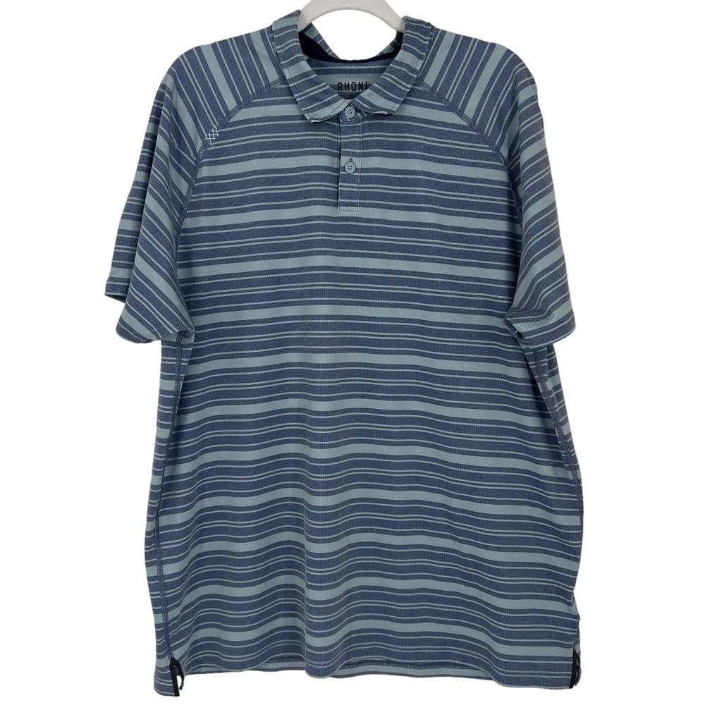 Rhone Striped Short Sleeve Polo Size XXL - Picture 1 of 10